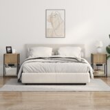 vidaXL Nočna omarica sonoma hrast 38 x 31 x 61 cm Konstruiran les | Shoptok.si