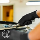 Espeon Nitril Longstar3 Black nitrilne rukavice bez pudera veličina L 2x50 kom | shoptok.hr