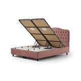 Hanah home bračni krevet vassi 140 x 200 dusty rose
