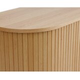 Unique Furniture Komoda u dekoru hrasta s kliznim vratima u prirodnoj boji 120x76x45 cm Nola – | shoptok.hr