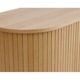 Unique Furniture Komoda v hrastovem dekorju z drsnimi vrati v naravni barvi 120x76x45 cm Nola – | Shoptok.si