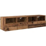vidaXL TV zidni ormari Zidne 2 pcs Staro drvo 60 x 30 x 30 cm | shoptok.hr