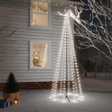  Stožasto božićno drvce hladno bijelo 310 LED žarulja 100x300 cm | shoptok.hr