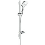 Hansgrohe Raindance Select E 120 tuš set: usponska šipka, ručni tuš, držač sapuna i Isiflex 1600 crevo za ručni tuš 26620400 Cene