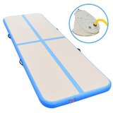  Strunjača na napuhavanje s crpkom 400 x 100 x 10 cm PVC plava | shoptok.hr