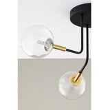 Jupiter 2039 - Luster na šipci BURANO 3xG9/10W/230V crna/zlatna/prozirna | Eponuda.com