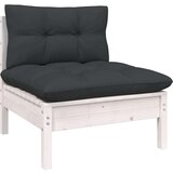  Vrtna sedežna garnitura 12-delna z blazinami bela borovina - - Bela - 158.54 - N/A - | Shoptok.si