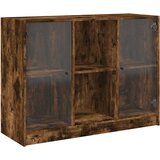 Maison Chic Komoda - Predalnik dimljeni hrast 102x37x75,5 cm inženirski les, (21718587) Cene
