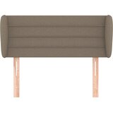  Uzglavlje s ušima smeđesivo 83x23x78/88 cm od tkanine | shoptok.hr