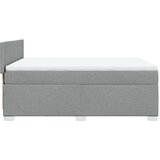  Krevet box spring s madracem svjetlosivi 140x200 cm od tkanine | shoptok.hr