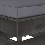The Living Store Modularna srednja sofa s jastucima od sivo impregniranog drva | shoptok.hr