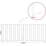  Ograda oko Travnjaka 10 m x 10 cm Pocinčani čelik Srebrna | shoptok.hr
