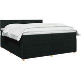 Boxspring krevet s madracem Crna 200 x 200 cm Tkanina | shoptok.hr