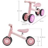 Kinderkraft kolo Cutie Flash, rožnato | Shoptok.si