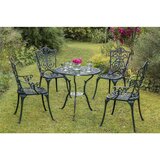 Gardenson Vrtna Miza Lugano, Zelena, Ø 70cm | Shoptok.si