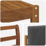  Set vanjskih sofa 7 kom. Prirodna i antracit | shoptok.hr