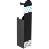 Wenko 26059100 - Držač rolni AGIRA 12x54 cm, crne boje | Eponuda.com