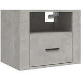  Zidni noćni ormarić siva boja betona 50x36x40 cm | shoptok.hr