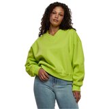 Urban Classics Women's cropped V-neckline in yellow | Shoptok.si