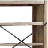  Polica za knjige sa 7 razina 80x30x200 cm masivno drvo bagrema | shoptok.hr
