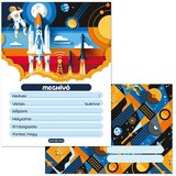 Ars Una Vesoljska ladja Gravity, komplet 10 vabil s kuvertami | Shoptok.si