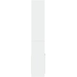  Visoka komoda bijela 92 x 33 x 180 cm od konstruiranog drva | Eponuda.com