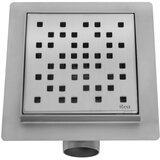 Tuš kanalica REA DOTS 120x120 Nickel Brush | shoptok.hr