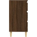  Komoda boja smeđeg hrasta 60 x 35 x 70 cm konstruirano drvo | Eponuda.com