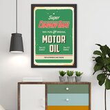 Wallity uramljena slika motor oil, 35x45 cm | ePonuda.com
