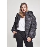 Urban Classics Ladies Boyfriend Camo Puffer Jacket darkcamo | Shoptok.si