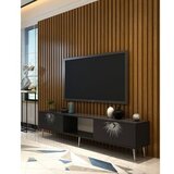 Hanah home TV polica Nida Anthracite Silver