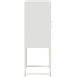  Visoka komoda bijela 36 x 39 x 107 cm čelična | shoptok.hr