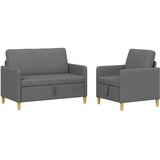  Set sofe s pohranom 2 pcs Tamnosiva Poliester | Eponuda.com