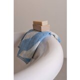Jotex Bijeli/svijetlo plavi pamučan ručnik 50x70 cm Waves – | shoptok.hr