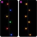  Božićne lampice s dva načina boja 400 LED lampica Višebojno | shoptok.hr
