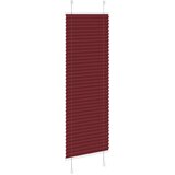  Plisirana zavjesa Bordo crvena 50x150 cm Širina tkanine 49,4 cm Poliester | shoptok.hr