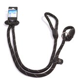Duvo slip povodac sa davilicom za pse, najlonski, s, 183cm/10mm, crni | ePonuda.com