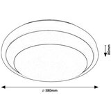 Rabalux plafonjera barbora, led 24W, D38cm | ePonuda.com