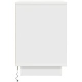  Noćni ormarići s LED svjetlima 2 kom bijeli 38x34x50 cm | shoptok.hr