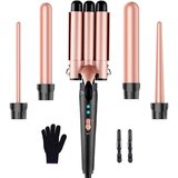 Venisymlis Set palic za kodranje 5 v 1 z navijalko - Beach Waver za ženske, (22096622) | Shoptok.si