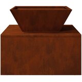  Kamin Rđa 50 x 50 x 40 cm Čelik otporan na vremenske uvjete | shoptok.hr