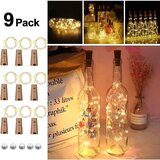 Venisymlis 9X20 Led Lučka Za Steklenice, Led Lučka Za Steklenice Iz Plute, Luči Za Vrvice, Luči Za Steklenice Naredi Sam, Steklenice, Topla Bela, (22068307) | Shoptok.si