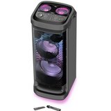 Akai karaoke 600WRMS, Disco Kugla, baterija, FM, USB, bež mikrofonDJ-Y9L | shoptok.hr
