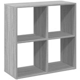 vidaXL Pregrada s knjižno omaro siva sonoma 69,5x29x69,5 cm inž. les | Shoptok.si