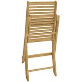  Sklopive vrtne stolice 2 kom 48,5x61,5x87 cm od drva bagrema | shoptok.hr