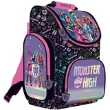 Unipap Monster High crno-ljubičasta ergonomska školska torba, ruksak 35,5x27,5x16cm | shoptok.hr