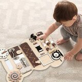 Kinder Home Montesori drvena tabla za motoriku Medved | Eponuda.com