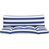  Blazina za palete 2 kosa modre in bele črte oxford blago, (20657474) | Shoptok.si