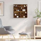  Vitrina boja dimljenog hrasta 60x8 5x58 cm drvena | shoptok.hr