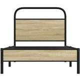 vidaXL Okvir kreveta bez madraca boja hrasta sonome 75 x 190 cm drveni | shoptok.hr